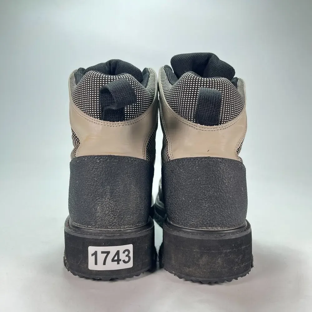 Hodgman H5 H-Lock Dark Grey Tan Outdoor Wading Fly Fishing Boots Men's Size 7